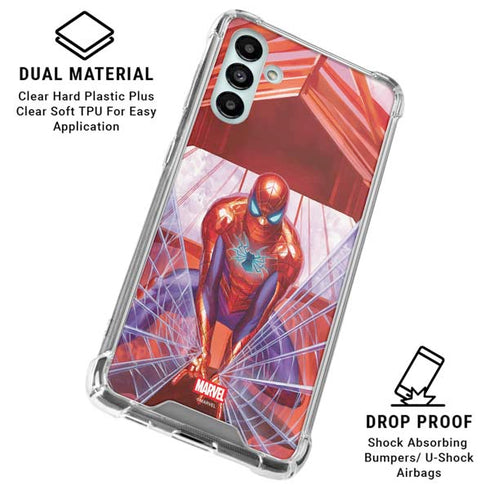 Marvel Spiderman Web Slinger Galaxy A13 5G Clear Case