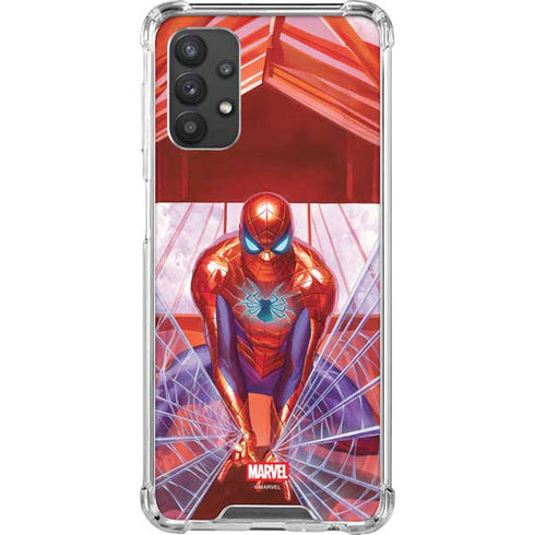 Marvel Spiderman Web Slinger Galaxy A32 5G Clear Case