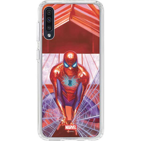 Marvel Spiderman Web Slinger Galaxy A50 Clear Case