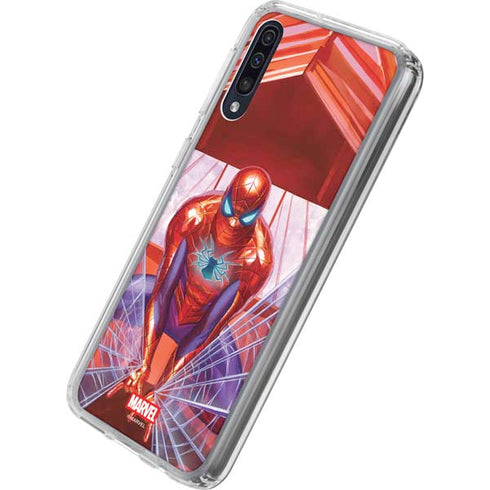 Marvel Spiderman Web Slinger Galaxy A50 Clear Case