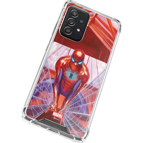 Marvel Spiderman Web Slinger Galaxy A52 5G Clear Case