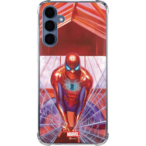 Marvel Spiderman Web Slinger Galaxy A55 5G Clear Case