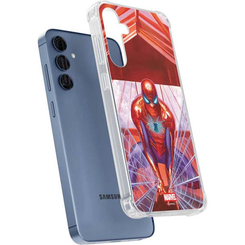 Marvel Spiderman Web Slinger Galaxy A55 5G Clear Case