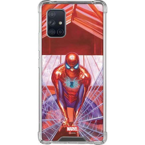 Marvel Spiderman Web Slinger Galaxy A71 5G Clear Case