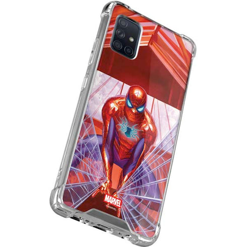 Marvel Spiderman Web Slinger Galaxy A71 5G Clear Case
