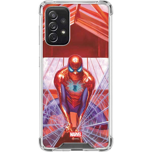 Marvel Spiderman Web Slinger Galaxy A72 5G Clear Case
