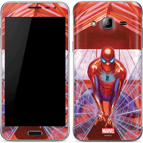 Marvel Spiderman Web Slinger Galaxy J3 Skin