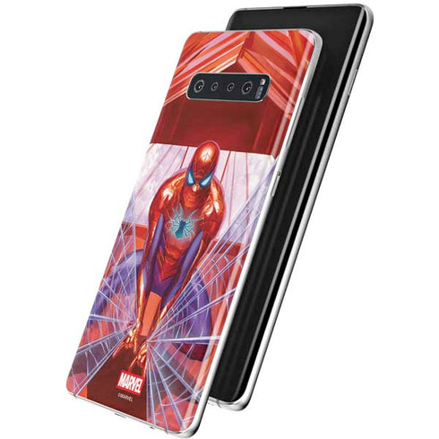 Marvel Spiderman Web Slinger Galaxy S10 Plus Skin