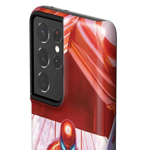Marvel Spiderman Web Slinger Galaxy S21 Ultra 5G Pro Case