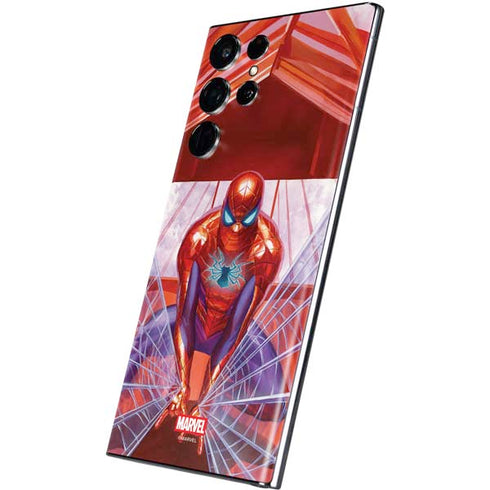 Marvel Spiderman Web Slinger Galaxy S22 Ultra Skin