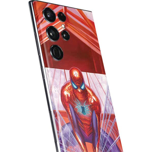 Marvel Spiderman Web Slinger Galaxy S22 Ultra Skin