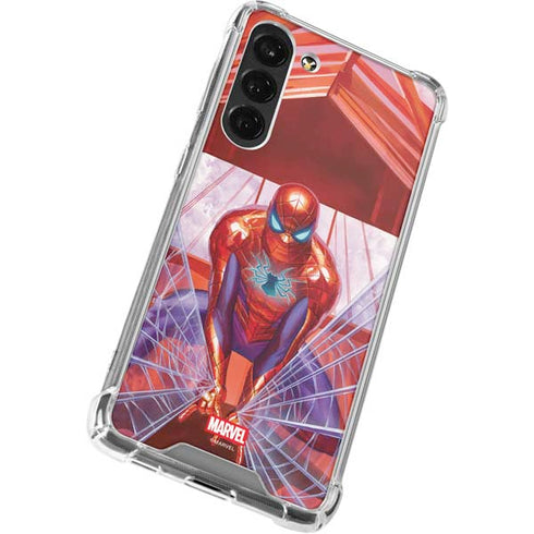 Marvel Spiderman Web Slinger Galaxy S23 FE Clear Case