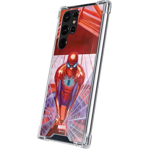 Marvel Spiderman Web Slinger Galaxy S23 Ultra Clear Case