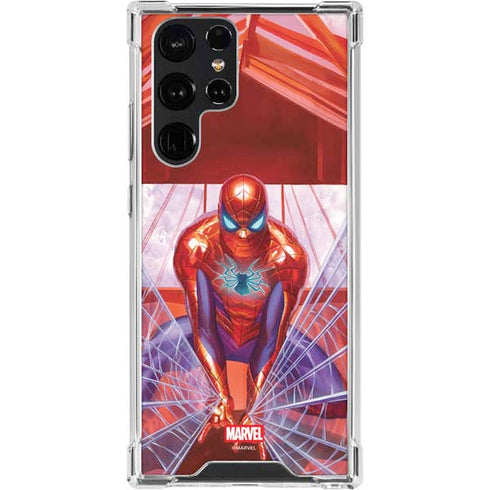 Marvel Spiderman Web Slinger Galaxy S24 Ultra Clear Case