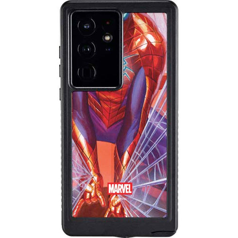 Marvel Spiderman Web Slinger Galaxy S24 Ultra Waterproof Case