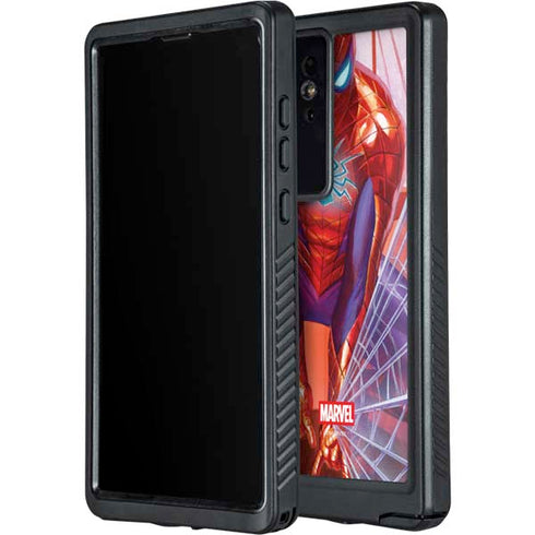 Marvel Spiderman Web Slinger Galaxy S24 Ultra Waterproof Case