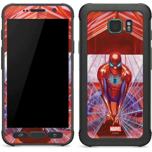Marvel Spiderman Web Slinger Galaxy S7 Active Skin