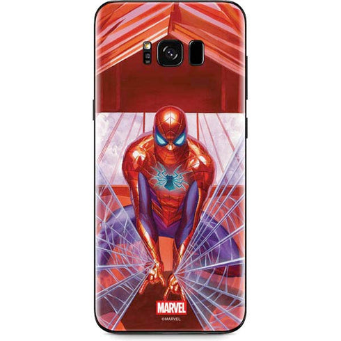 Marvel Spiderman Web Slinger Galaxy S8 Plus Skin