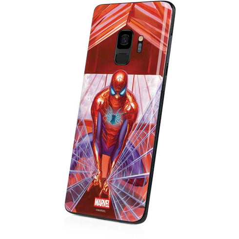 Marvel Spiderman Web Slinger Galaxy S9 Skin