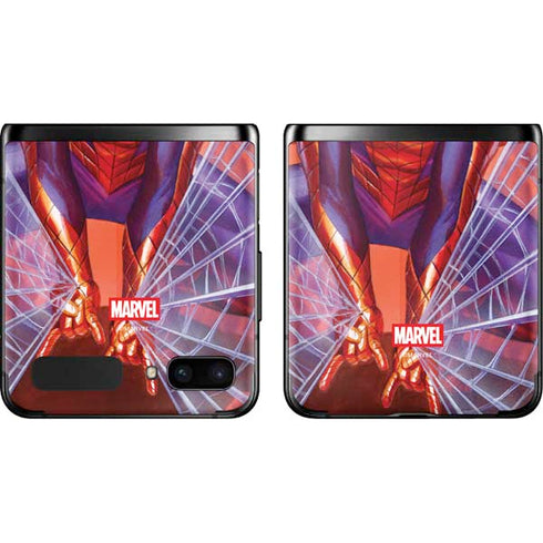 Marvel Spiderman Web Slinger Galaxy Z Flip Skin