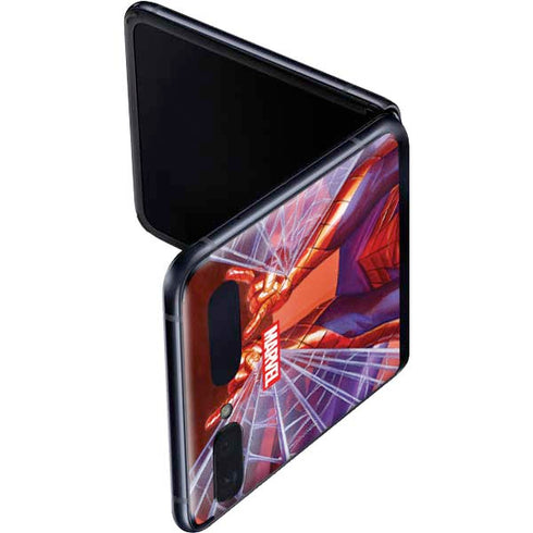 Marvel Spiderman Web Slinger Galaxy Z Flip Skin