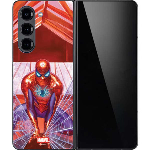 Marvel Spiderman Web Slinger Galaxy Z Fold5 5G Skin