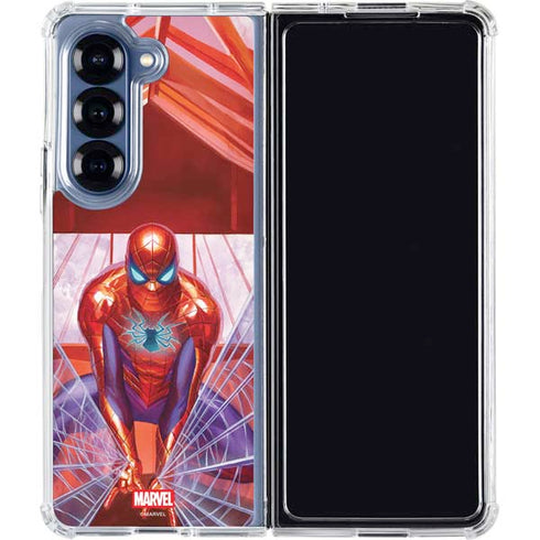 Marvel Spiderman Web Slinger Galaxy Z Fold6 Clear Case
