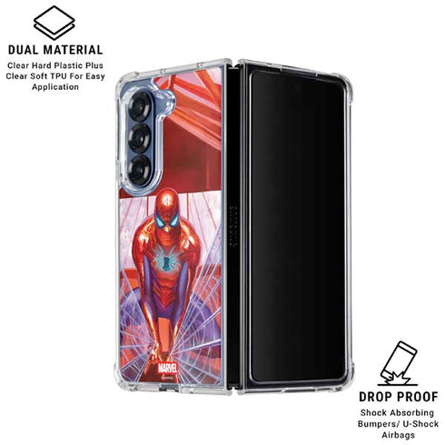 Marvel Spiderman Web Slinger Galaxy Z Fold6 Clear Case