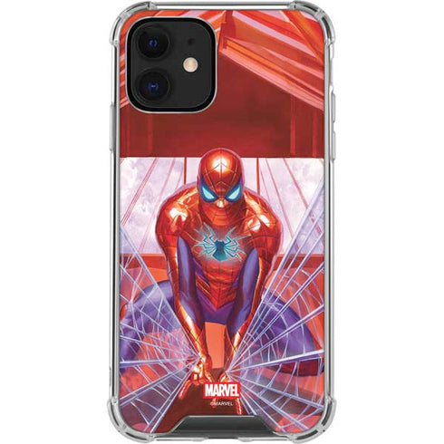 Marvel Spiderman Web Slinger iPhone 12 Clear Case