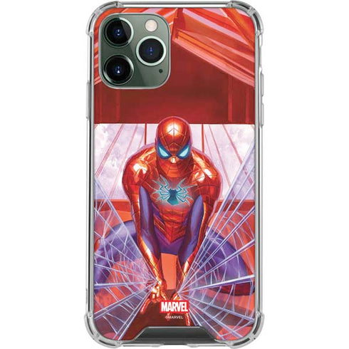 Marvel Spiderman Web Slinger iPhone 12 Pro Clear Case