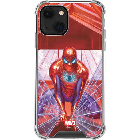 Marvel Spiderman Web Slinger iPhone 13 Clear Case