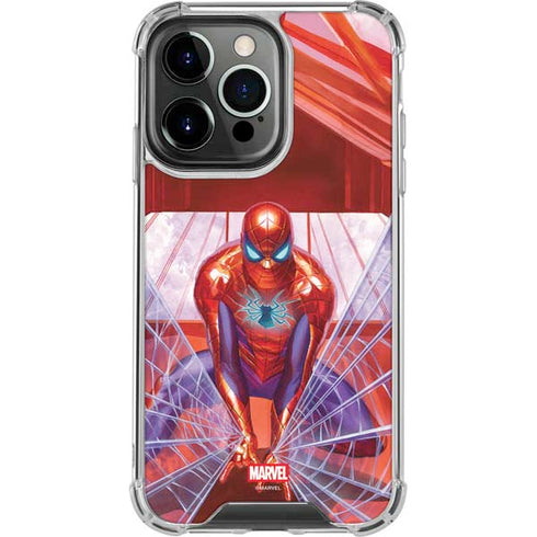 Marvel Spiderman Web Slinger iPhone 13 Pro Clear Case