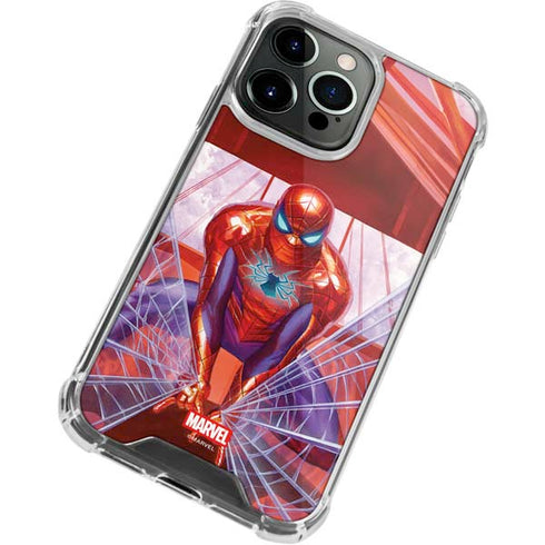 Marvel Spiderman Web Slinger iPhone 13 Pro Max Clear Case