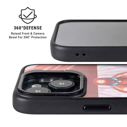 Marvel Spiderman Web Slinger iPhone 15 Kickstand Case