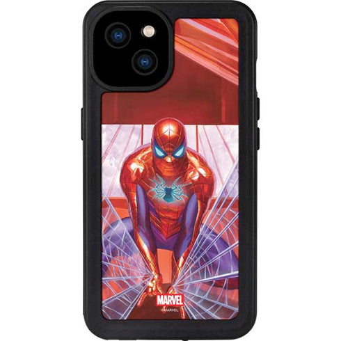 Marvel Spiderman Web Slinger iPhone 15 Plus Waterproof Case