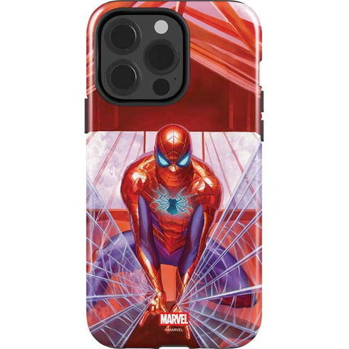 Marvel Spiderman Web Slinger iPhone 15 Pro Impact Case