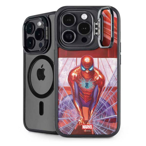 Marvel Spiderman Web Slinger iPhone 15 Pro Kickstand Case