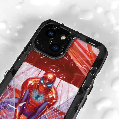 Marvel Spiderman Web Slinger iPhone 15 Waterproof Case