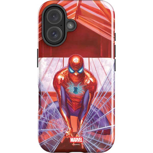 Marvel Spiderman Web Slinger iPhone 16 Impact Case