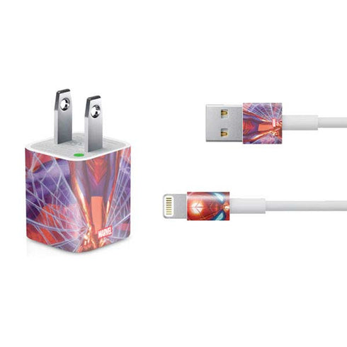 Marvel Spiderman Web Slinger iPhone Charger (5W USB) Skin