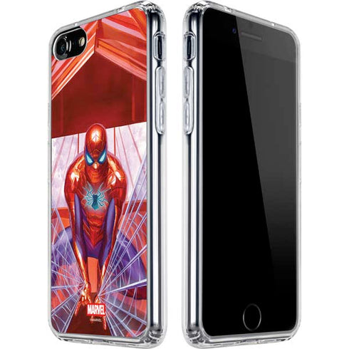 Marvel Spiderman Web Slinger iPhone SE (2nd & 3rd Gen) Clear Case