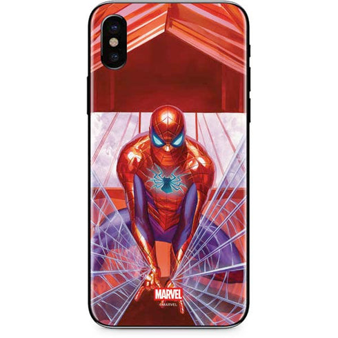 Marvel Spiderman Web Slinger iPhone X Skin