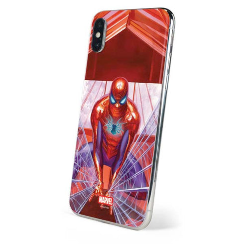 Marvel Spiderman Web Slinger iPhone X Skin