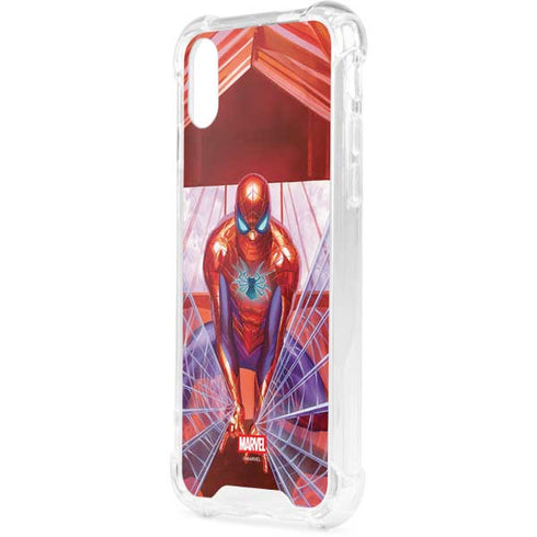 Marvel Spiderman Web Slinger iPhone XS Clear Case