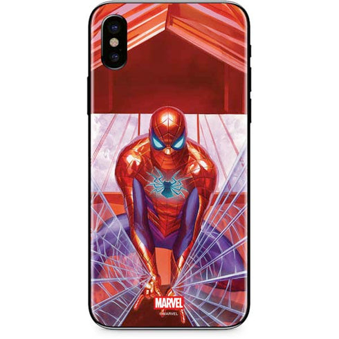 Marvel Spiderman Web Slinger iPhone XS Skin