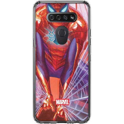 Marvel Spiderman Web Slinger LG K51/Q51 Clear Case