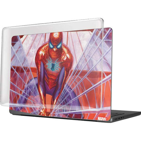 Marvel Spiderman Web Slinger MacBook Pro 14in (2021-24) Case plus Skin