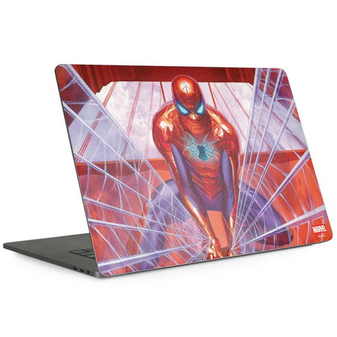Marvel Spiderman Web Slinger MacBook Skins