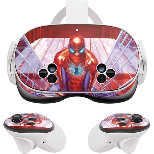 Marvel Spiderman Web Slinger Meta Quest 3S Skin