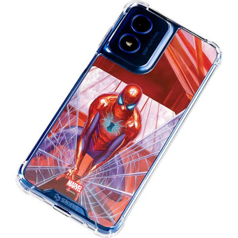 Marvel Spiderman Web Slinger Moto G 5G (2024) Clear Case